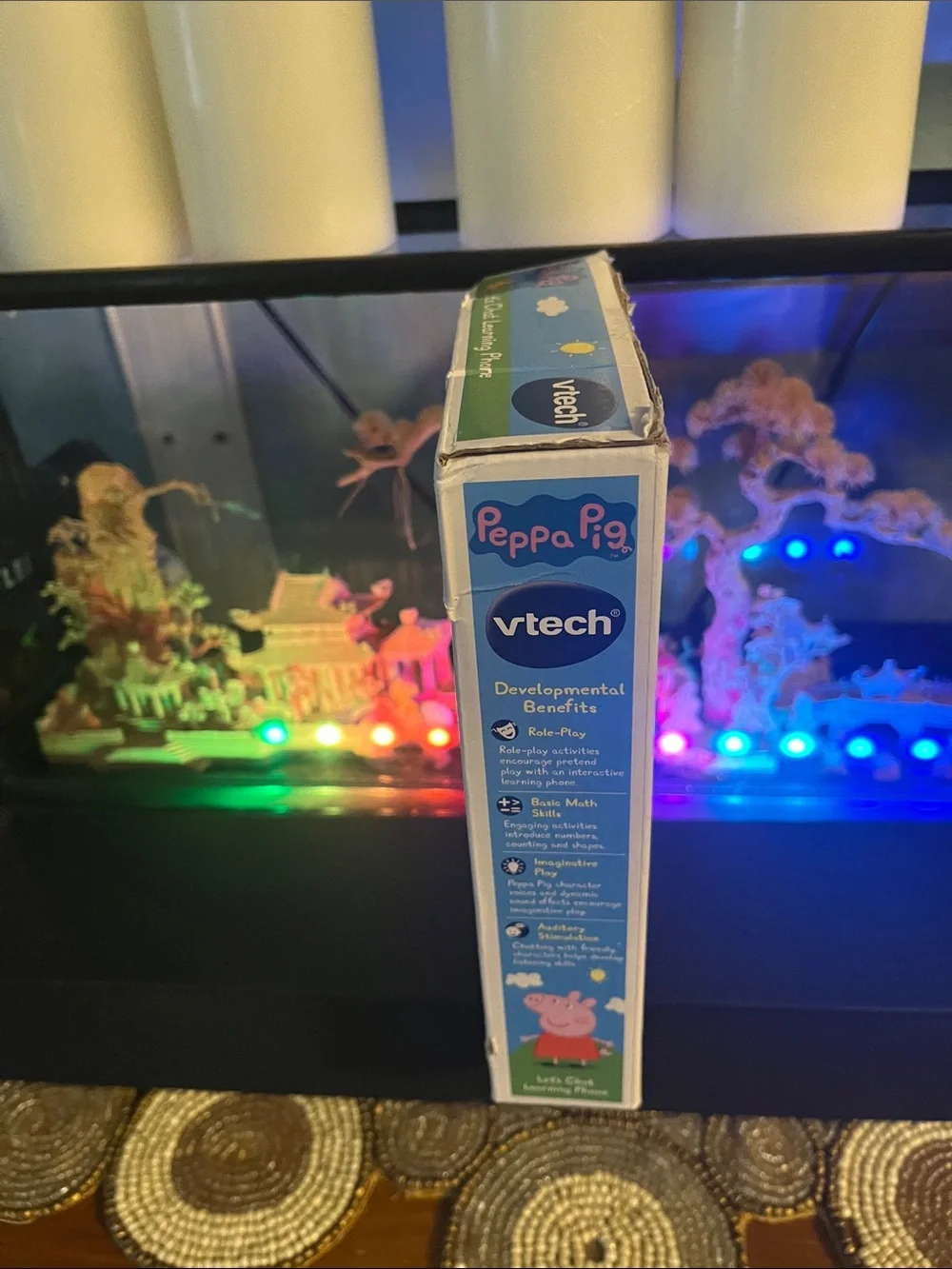 VTech Peppa Pig Let's Chat Learning Phone - Green/Blue